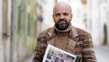 Dvorní fotograf vinobraní Zdeněk Dvořák; foto: Lenka Jíšová