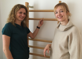 Vrchní sestra Kateřina Stehlíková s ředitelkou Pavlou Kochovou.