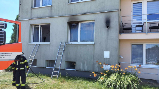 Požár kuchyně v Horních Dubňanech způsobil škodu téměř půl milionu korun
