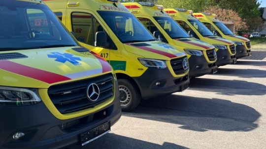 Tři sanitky ze Znojma podpoří zdravotní péči v ukrajinské Dněpropetrovské oblasti