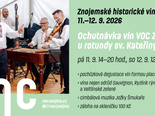 U rotundy nabídnou během vinobraní ochutnávku vín VOC Znojmo