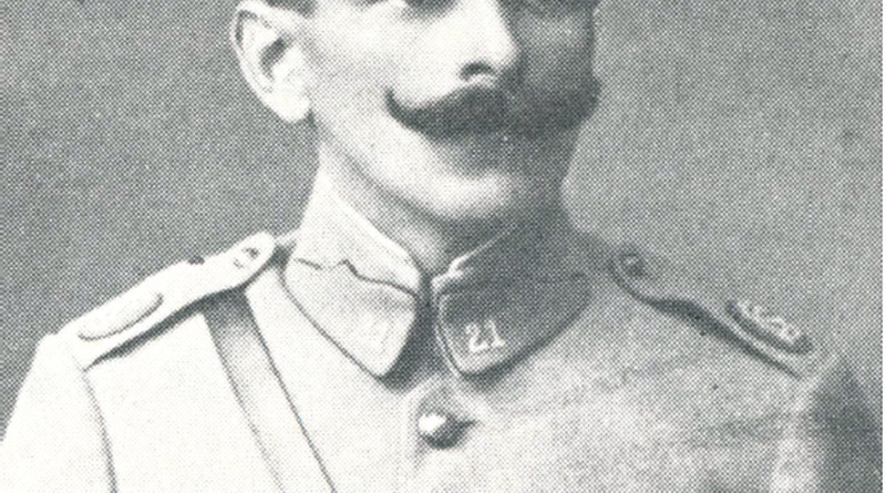 Důstojník Rudolf Gabriš, který sehrál ve Znojmě před sto lety významnou roli. foto: Státní archiv Znojmo