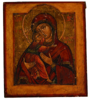 Vladimirská Bohorodička. foto: Jihomoravské muzeum ve Znojmě
