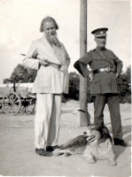 Starosta jednoty Dr. Vilém Veleba a předseda odboru pro zadání a vedení stavby sokolovny kapitán Osvald Růžička. foto: archiv TJ Sokol Znojmo
