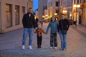 Rodině Marka Dvořáka se centrum Znojma velmi líbí. foto: -MEM-
