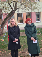 Zleva ředitelka školky Marta Milbachrová se svojí zástupkyní Simonou Foučkovou.