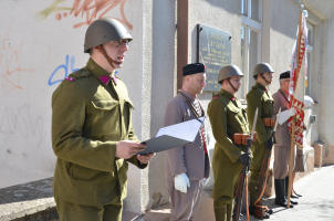 Informace ze života Jiřího Jaroše a Adolfa Matějů přednesl Tomáš Sehon z Klubu policejní historie Brno.