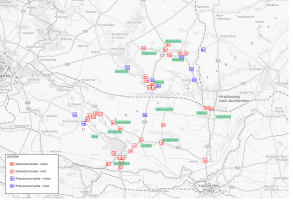 Mapa staveb. Zdroj: SÚS JMK