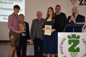 Ocenění nejlepší bílé víno získalo NÖ Landesweingut, Retz.