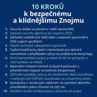 Desetibodový plán Jakuba Malačky z roku 2024, s nímž tehdejší opozice spojovala slib zklidnění bezpečnostní situace ve Znojmě. Zdroj: facebook Jakuba Malačky