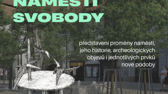 Ve středu 30. září slavnostně otevřeme náměstí Svobody. Dozvíte se více o archeologických objevech i nové kašně