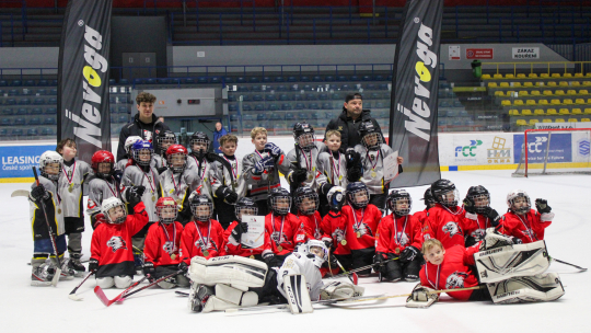 Nevoga aréna patřila malým hokejistům