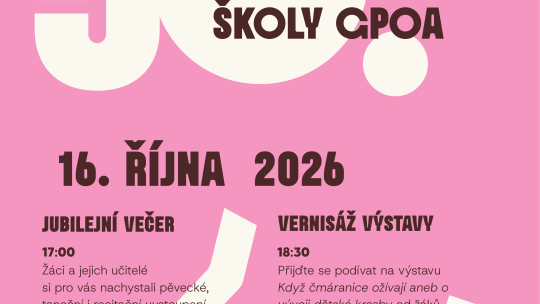 Pedagogická škola GPOA slaví 50 let. Jubileum připomene večer v Jízdárně