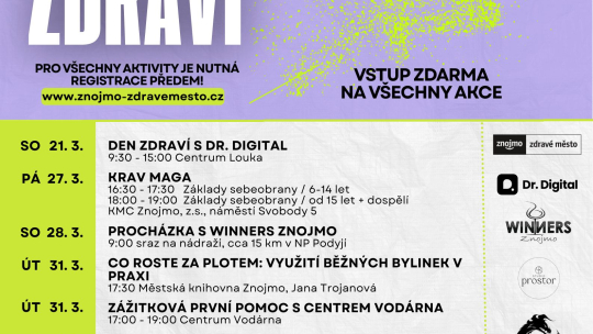 Startují Jarní Dny zdraví