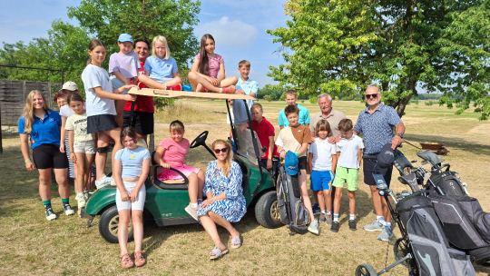 Golfový tábor v Těšeticích ovládla děvčata