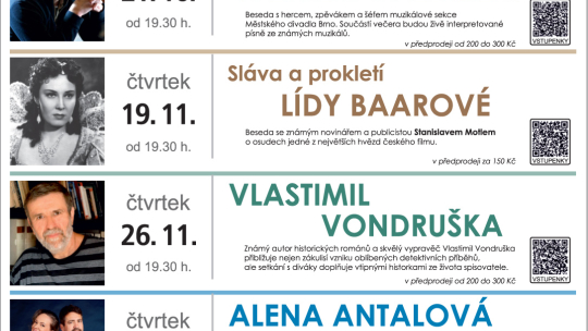 Harvart chystá podzim plný hudby a besed. Dorazí Pospíšil, Vondruška i Antalová