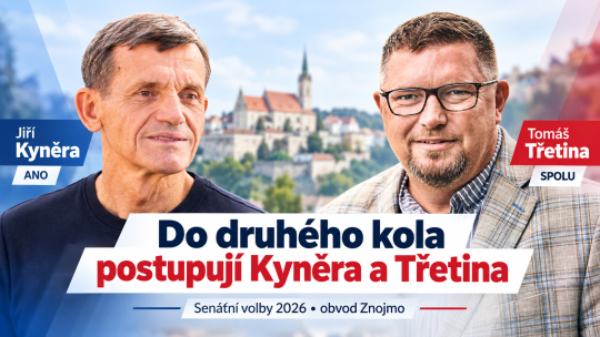 Třetinu čeká druhé kolo. Proti němu stojí plavecký trenér Kyněra