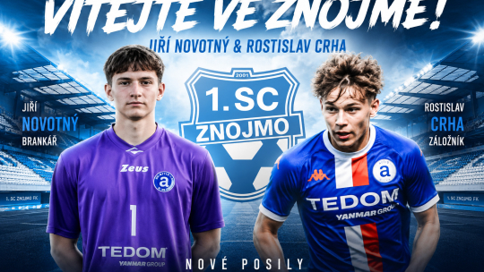 Znojmo přivedlo dvě mladé posily z prvoligového Artisu Brno