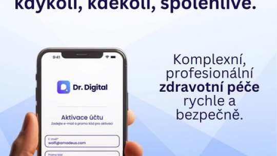 Stačí mobil a kód ZNOJMO, lékař vás teď vyšetří v obýváku