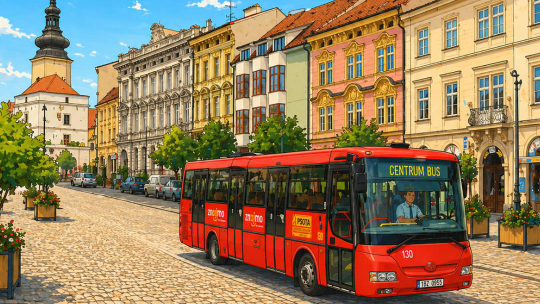 Centrum Bus Gratis usnadní cestu do centra. Radní schválili bezplatnou linku z nádraží do historického jádra