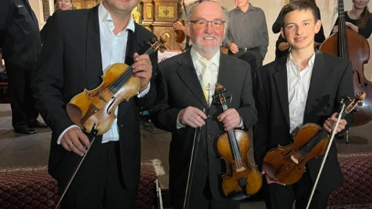 Síla houslí naživo, Jiří Pospíchal míří do Znojma