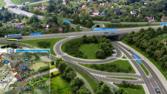 Řízení o znojemském obchvatu už není přerušené. Kraj po měsících pokračuje v povolování