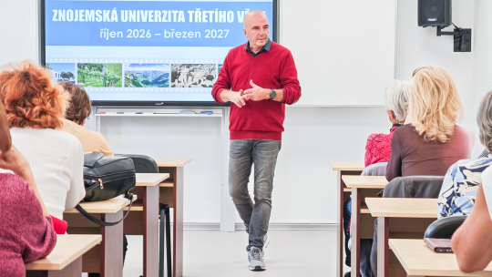 O znojemskou Univerzitu třetího věku je rekordní zájem