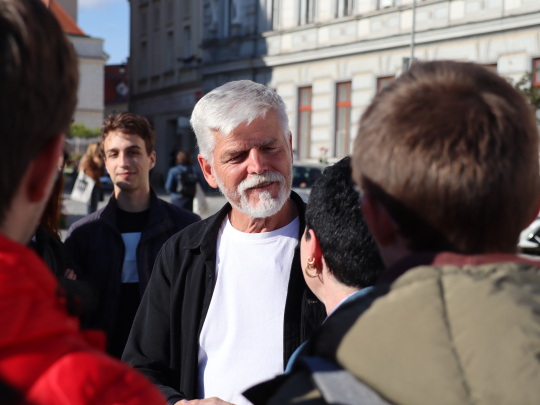 Petr Pavel nás politoval, ale cestu k nám nenašel