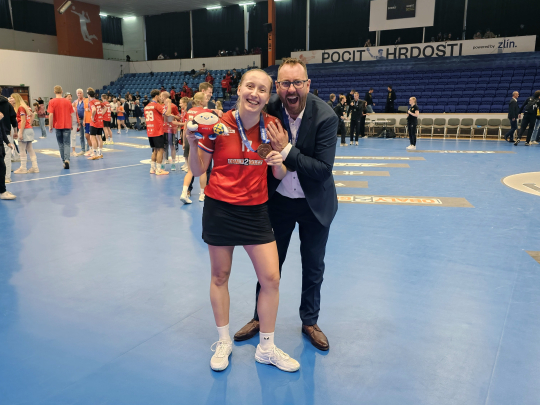 Jitka Pavlíčková vybojovala bronzovou medaili na Mistrovství Evropy v korfbalu