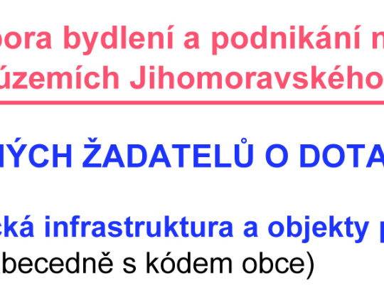 Kraj se zaměří na pomoc znevýhodněným územím. Podpoří bydlení i podnikání