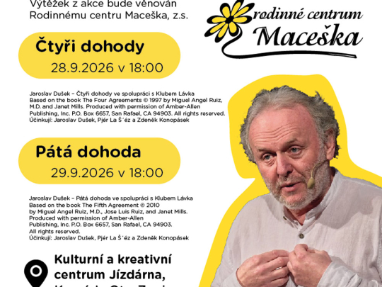 Jaroslav Dušek přijede podpořit znojemskou Macešku
