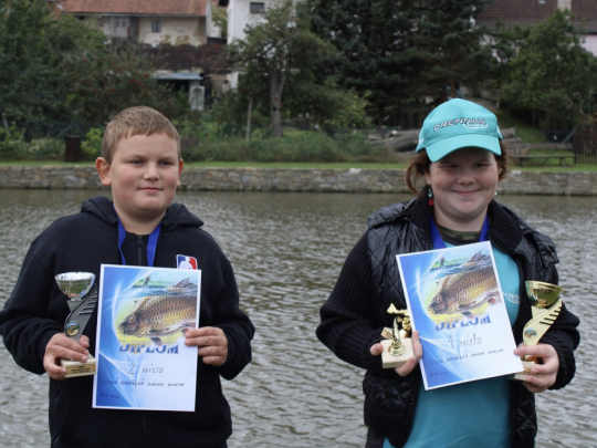Rybářské závody ve Skalici vyhrála Tereza Skopalová