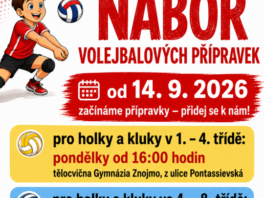 Volejbalisté otevírají nábor dětí do přípravek