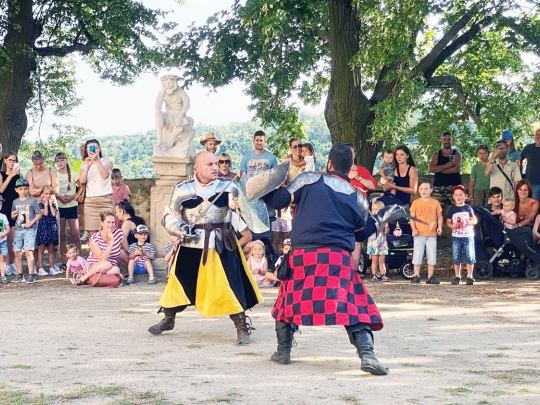 Šermíři na znojemském hradě