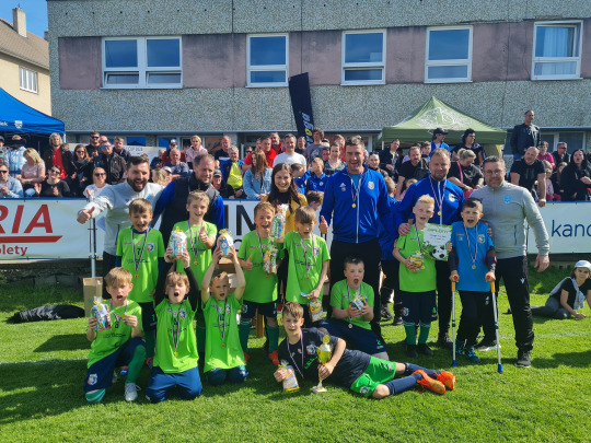 Přípravka FC Miroslav ovládla první ročník Nevoga football cup