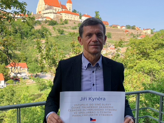 Jiří Kyněra v síni slávy Českého olympijského výboru