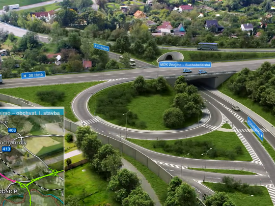 Řízení o znojemském obchvatu už není přerušené. Kraj po měsících pokračuje v povolování