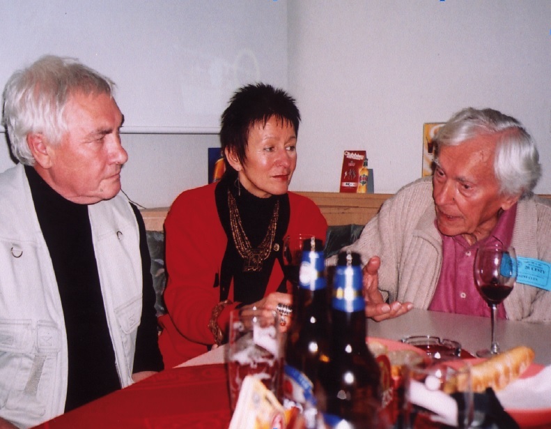 Jaromír Polák, jeho žena Květa a legendární Miroslav Zigmund. foto: archiv redakce